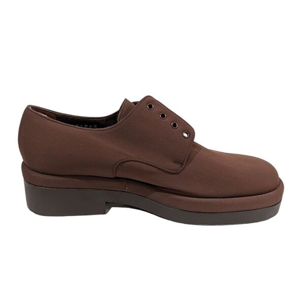 Stephane Kelian Paris Brown Derby Lace Up Shoes Size 8 1/2 - Picture 6 of 10